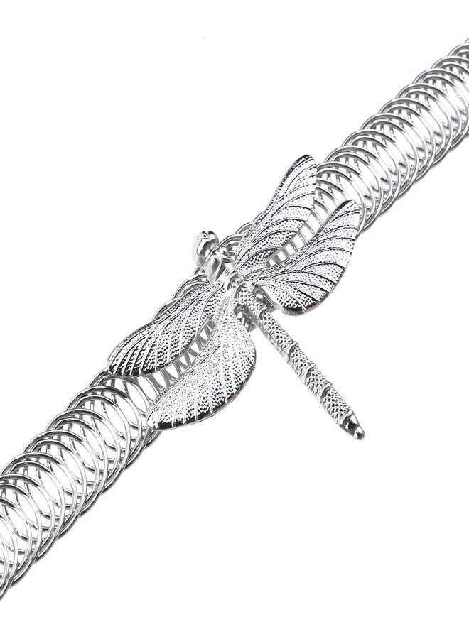 Woogim 2Pcs Silver Adjustable Curtain Tiebacks Tie Back Curtain Holders Dragonfly Curtain Buckles for Living Room Bedroom Balcony - Image 3